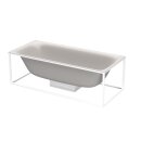 BETTE 3452-410 Badewannen Rechteck Lux Shape Silver
