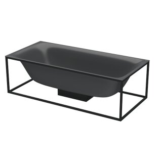 BETTE 3453-400 Badewannen Rechteck Lux Shape Raven