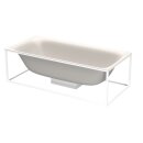 BETTE 3453-423 Badewannen Rechteck Lux Shape Flax