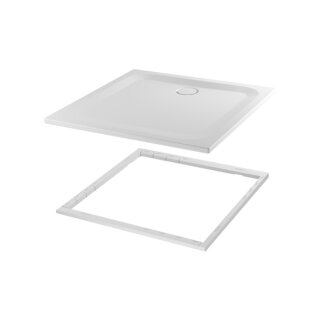 BETTE 5719-056T1 Duschwannen Rechteck Ultra T1 Schwarz