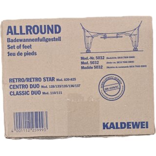 Kaldewei 581670000000 Badewannensonderfußgestell Mod. 5032