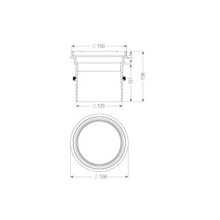 KESSEL-Verlängerungsstück Ecoguss