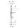 GEBERIT 111028002 Duofix Element f. WT, 82-98cm, S-Arm.
