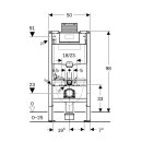 GEBERIT 111030002 Duofix Element f. WWC, 98cm