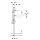 GEBERIT 111069002 Duofix Element f. WT, 112-130cm
