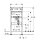 GEBERIT 111078002 Duofix Element f WT, 82-98cm, S-Arm.
