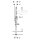GEBERIT 111078002 Duofix Element f WT, 82-98cm, S-Arm.