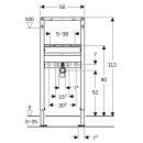 GEBERIT 111430002 Duofix Element f. WT, 112 cm