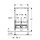 GEBERIT 111515002 Duofix Element f. Bidet, 82 cm