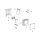 GEBERIT 111551002 Duofix Element f. WT, 112 cm