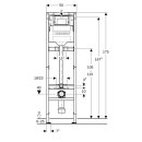 GEBERIT 111565002 Duofix Element f. Ausguss-B, 175 cm