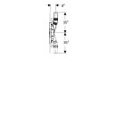 GEBERIT 111581002 Duofix Element f. Dusche, 130cm