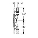 GEBERIT 111593002 Duofix Element f. Dusche, 50cm