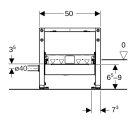 GEBERIT 111593002 Duofix Element f. Dusche, 50cm