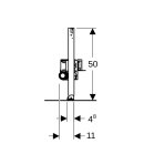 GEBERIT 111593002 Duofix Element f. Dusche, 50cm