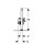 GEBERIT 111593002 Duofix Element f. Dusche, 50cm
