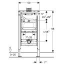 GEBERIT 111617002 Duofix Element f. Urinal, 98 cm