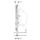 GEBERIT 111686002 Duofix Element f. Urinal, 112-130 cm