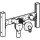 GEBERIT 111778002 Duofix Traversenelement WM