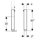 GEBERIT 111848002 Duofix Set Fu&szlig;verl&auml;ngerungen
