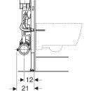GEBERIT 111904006 Duofix Element f. WWC, 112 cm