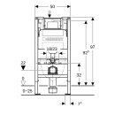 GEBERIT 111923006 Duofix Element f. Kinder WWC, 97cm