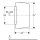 GEBERIT 115205CD1 Urinaltrennwand, Halter: schwarzmatt