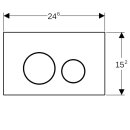 GEBERIT 115628JK1 Sigma 40 BetPl., f&uuml;r 2-Mengen-Sp&uuml;lung