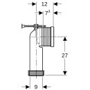 GEBERIT 152063001 Anschlussset f. Stand-WC