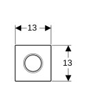 GEBERIT 242811DW1 Typ 01 Bet&auml;tigungsplatte f&uuml;r UR-Strg.