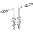 GEBERIT 245961001 Set Scharniere f. WC-Sitz