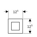 GEBERIT 246119QB1 Typ 40 BetPl.f. UR-Strg. pneum. Sp