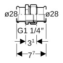 GEBERIT 45313 Mapress Therm Verschraubung d28