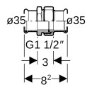 GEBERIT 45314 Mapress Therm Verschraubung d35