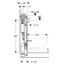 GEBERIT 461151002 GIS Element f. Wand-WC, 100cm