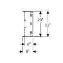 GEBERIT 461178003 GIS Montageplatte f. UP-Grundk&ouml;rper