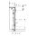 GEBERIT 461303006 GIS Element f. WWC, 114 cm, mit Sigma