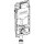 GEBERIT 461311006 GIS Element f. WWC, 114 cm