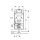 GEBERIT 461311006 GIS Element f. WWC, 114 cm