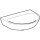 GEBERIT 500577012 Renova Handwaschbecken, 50x40cm