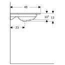 GEBERIT 501843003 meuble lavabo iCon 60x48 cm