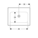 GEBERIT 501843004 iCon M&ouml;belwaschtisch 60x48cm