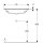 GEBERIT 501843004 iCon M&ouml;belwaschtisch 60x48cm
