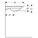 GEBERIT 501846003 iCon M&ouml;belwaschtisch 120x48cm