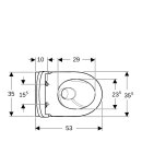 GEBERIT 503045001 iCon Set WWC, Tiefsp., geschl. Form