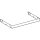 GEBERIT 503092JK1 Cadre pour meuble-lavabo bas