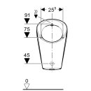 GEBERIT 503120001 Renova M Urinal, Zulauf von hinten