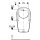 GEBERIT 503130001 Renova L Urinal, Zulauf von hinten
