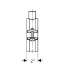 GEBERIT 601857261 Rohrschelle ged&auml;mmt mit Gewindemuffe