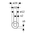 GEBERIT 619150002 Systemrohr ML, Therm, rund vorged&auml;mmt